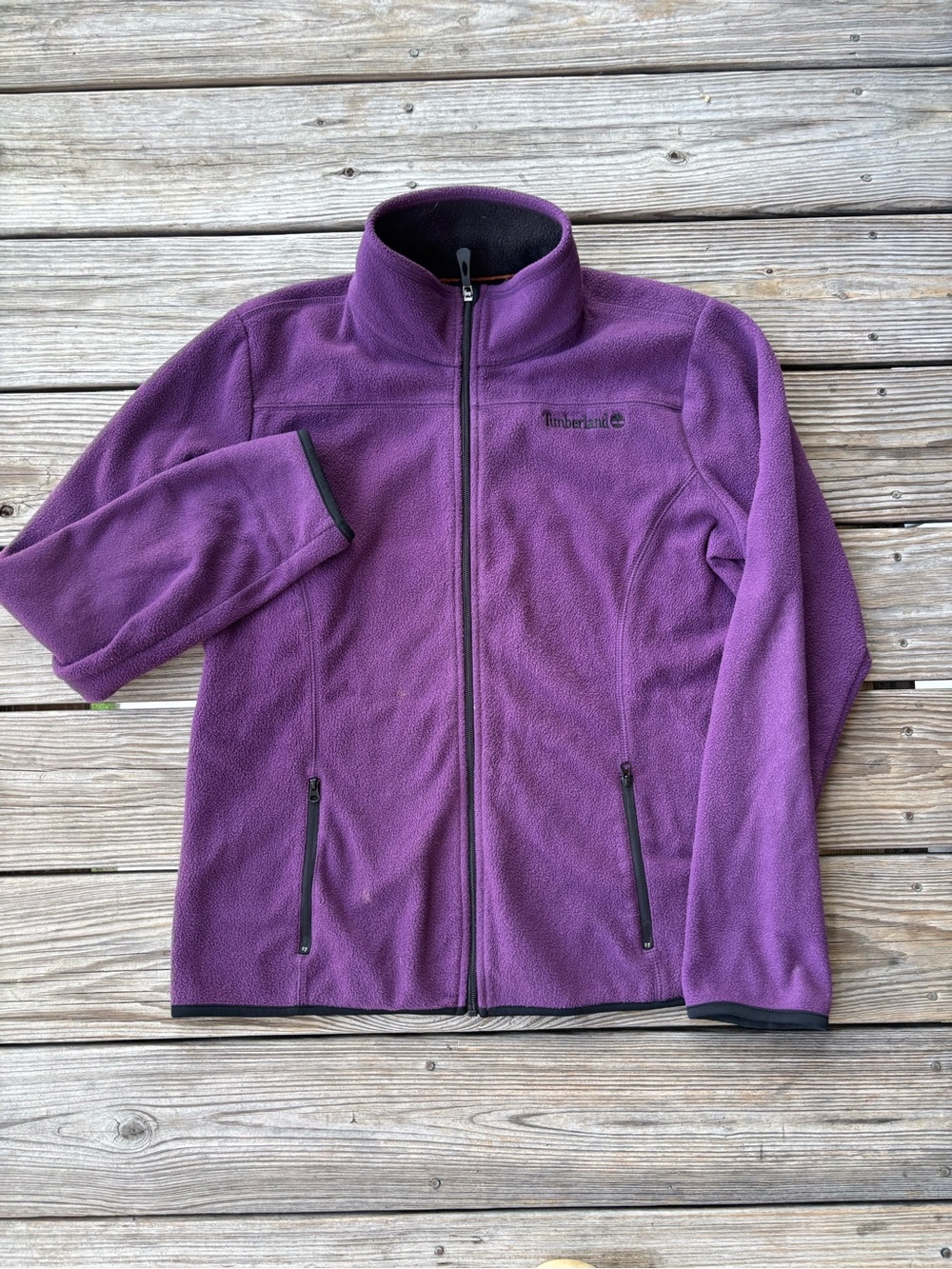 Timberland Purple Full-Zip Fleece Jacket
